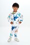 Silky Two Yarn Fabric Children's Sets Multi Color