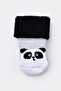 Baby Anti-Slip Towel Socks Black - 2