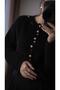 Floral Embroidered Pearl Buttoned Cardigan - 3