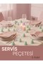 Dusty Rose Pink Color Christmas Cotton Satin Serving Napkin American Service 6-Piece Fabric Napkin 45X45 cm - 3