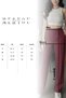 Women's Burgundy High Waist Stretch Fabric Palazzo Pants Original Cut - 6