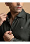 The Midnight Luxe – Black Easy Care Linen Shirt with Elegant Depth, Comfort Fit - 4