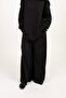Wide Cut Trouser Skirt with Elastic Waist