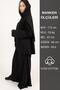 Wide Cut Trouser Skirt with Elastic Waist - 3