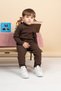 Girl Boy Baby Kids Double Suit High Neck Ribbed Suit - 2