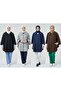 Gray Fleece Poncho Length 90 cm Standard Size (36--60) - 2