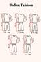 Pajama Set Girls Boys Pajama Set 100% Cotton Front Buttoned Two-Piece Set - 6