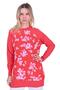 Fabric Knitwear Tunic Pomegranate Flower