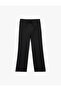 Buy Lace-Up Straight Wide Leg Pants - 3