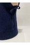 Hat - Knitwear Headboard Navy Blue Balaclava Beanie Knitted Headboard Hooded Hijab Winter Luxury Product - 7