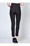 Maternity Gabardine Trousers Slit Leg Pearl Model Black - 2