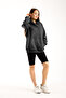 Glittery Sparkling Cotton Inside O Oversized Women's Sweatshirt - 2