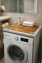 Bamboo Mat Above the Washing Machine – 60X50 cm Waterproof Decorative Organizer Mat Domestic Production - 5