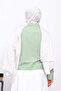 Khaki Bow Front Button Shirt - 4