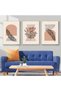 ALAYRA Modern Bohemian Abstract Poster Wall Decoration, Beautiful Botanical Pictures Poster Wall Art, Minimalist Wall Poster Set - Frameless (Wall Picture-05. x 3 Pieces)30X40 CM - 4
