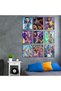 ALAYRA Basketball Posters - Basketball Posters for Boys Bedroom, Nba Art for Boys Room, Sports Wall Decor, Kobe Bryant, Lebron James, Steph Curry, Kawhi Leonard - Unframed Set of20X25 CM - 2