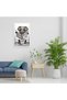 ALAYRA Funny Elephant Bathroom Canvas Wall Art Cute Elephant In Toilet Posters Black and White Animal Prints Painting Maximalist Mid Century Modern Aesthetic Wall Decor for30.5X40.6 CM - 4