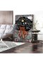 ALAYRA Black Queen Wall Art African American Flower Girl Wall Art Abstract Nordic Posters Black Women Canvas Prints for Living Room Bedroom Home Decor () Unframed61X40.6 CM - 3