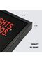 Alayra - Black Framed Watch Your Thoughts Motivational Classroom Poster Modern Canvas Prints Wall - 6
