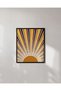 ALAYRA Mid Century Modern Wall Art Sun Art Print - Bohemian Wall Art Mid Century Modern Wall Decor | Sun Poster Sun Picture and Sun Wall Art Bohemian Posters | UNFRAMED 12" X 16"30X40 CM - 4