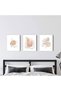 ALAYRA Boho Wall Decor Print - Set of 3 Abstract Beige Pink Geometric Art Print | Boho Wall Art Print Boho Poster and Print Bedroom Decor | 8" x 10" UNFRAMED20X25 CM - 2