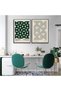 ALAYRA 2Pcs Bauhaus Mid Century Modern Wall Art Retro Exhibition Posters Prints Green Boho Geometric Abstract Minimalist Wall Decor Pictures for Bedroom iving Room Dining Room40X60 CM - 2