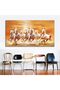ALAYRA Seven Running Horse Home Decor Paintings On Canvas Posters, x Size, White160X100 CM - 2