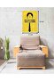ALAYRA The Dwight Bamboo Rolled Poster ( , Multicolour)48.3X33 CM - 2
