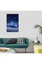 ALAYRA Poster Skyline GTR R34 Blue Poster Canvas Wall HD Print Art Living Room Decor Art Paintings for Bathroom 16"X24" No Frame61X40.6 CM - 4