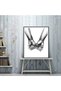 ALAYRA Love and Hand in Hand Wall Art Canvas Print Poster,Simple Fashion Black and White Sketch Art Line Drawing Decor for Home Living Room Bedroom Office(Set of 3 Unframed, )40X50 CM - 3