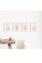 ALAYRA Le Jardin Posters Flower Posterpink Wall Art Butterfly Poster Inchx4 Unframed30X40 CM - 3