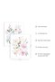 ALAYRA - Set of 4 Flower Poster, Wall Decor, Floral Prints, Wall flower pictures, Posters, Prints, Floral Botanical Prints, (Unframed, )20X25 CM - 3