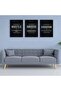 Signtouch Inspirational Motivational Quotes Framed Wall Art 3-Piece 50x70 cm - 4