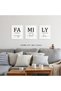 ALAYRA Family Poster Black and White Wall Art for Living Room, Canvas Prints Unframed Set of 3, Kitchen Wall Art Posters Hallway Decor Art Prints20X25 CM - 4