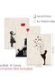ALAYRA 9 Set Banksy Canvas Wall Art Banksy Wall Art Prints Unframed Panda Prints Banksy Posters Pictures Graffiti Street Wall Art Inspirational Quotes Art Wall Poster for Bedroom20X25 CM - 2