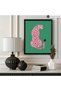 ALAYRA Poster Master Cheetah Poster - Pink Cheetah Print - Leopard Art - Pop Art - Gift for Men, Women & Animal Lover - Minimal Decor for Bedroom, Living Room, Kid's Room or35.6X27.9 CM - 2