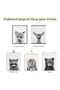 ALAYRA Black and White Wall Art, Baby Animal Posters and Prints, Safari Bunny Prints, Nursery Bear Wall Art, Owl Print Wall Art Nordic Picture Kids Room Decoration30X40 CM - 2