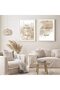ALAYRA Islamic Canvas Pictures, 3 Pieces Arabic Calligraphy Poster, Decoration Items for Living Room, Canvas Painting Wall Art Living Room Bedroom Decoration Picture Poster No40X60 CM - 3