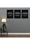 Signtouch Inspirational Motivational Quotes Framed Wall Art 3-Piece 50x70 cm - 5