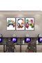 ALAYRA Stylish Gamer Wall Art Decoration Set of 3, Gamepad Headset Ink Graffiti Wall Art, Cool Gaming Wall Art for Boys Bedroom Dorm Game Room, Gaming Poster Prints for Boys Home40X60 CM - 5