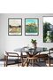 ALAYRA Wall Art Unframed Prints Giclee Art Paper Set of 4, Landscape Artwork, Modern Decoration Trees Beautiful Flowers Retro Famous Painting Giclee Prints Vincent Van Gogh Poster20X25 CM - 4