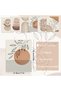 ALAYRA Boho Neutral Wall Art Prints Line Art Posters for Room Aesthetic Unframed Set of 6 Minimalist Abstract Mid Century Modern Leaf Wall Decor for Bedroom Living room Office30X40 CM - 2
