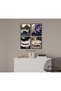 ALAYRA Car Poster Canvas Wall Art,White modern classic supercar poster wall art decoration,Sports Car Art Prints, Posters For Men Bedroom Aesthetics Decor Set of 420X25 CM - 3