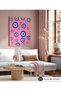 ALAYRA Poster Master Traditional Evil Eye Poster - Eye Pattern Print - Modern Art - Pop Art - Abstract Art - Gift for Men & Women - Chic Wall Decor for Bedroom, Living Room or35.6X27.9 CM - 5