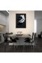 ALAYRA Black And White Rose Wall Art Modern Rose Flower Painting Canvas Print Wall Decor Rustic Floral Picture Artwork Poster for Living Room Bedroom Bathroom Farmhouse Home40X60 CM - 2