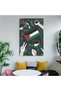 ALAYRA Palestine Poster Flag Art Modern Poster Canvas Wall Art Prints for Wall Decor Room Decor Bedroom Decor Gifts () Frame-style91.4X61 CM - 5