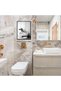 ALAYRA Funny Bathroom Decor Zebra Animal Bathtub Poster–Unframed ()– Bathroom Wall Decor, Black and White Bathroom Decor, Zebra Print Poster Photos Picture Pics Wall Art Funny40.6X30.5 CM - 2