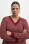 Bamboo Viscose Fabric V-Neck Long Sleeve Blouse – Plus Size (Xl–6Xl) - 5