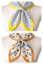 2 Piece 100% Cotton Bandana Set Custom Pattern Bandana Scarf Bag Accessory Bandana 45X50 cm