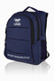 School Bag with 4 Pockets + Pen Holder, Waterproof, Fully Lined Inside, High School and Middle School Bag, Navy Blue - 3
